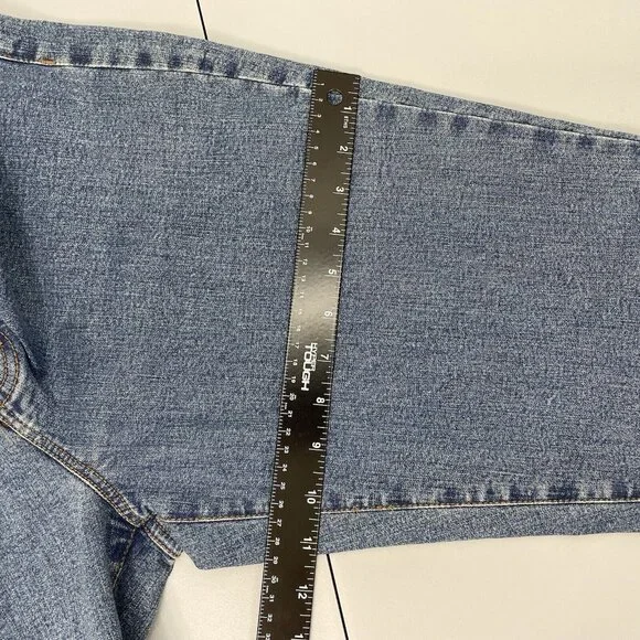 Lauren Ralph Lauren Jeans Co Classic Bootcut Pocket Flap Western Blue Womens 10 - Picture 13 of 14